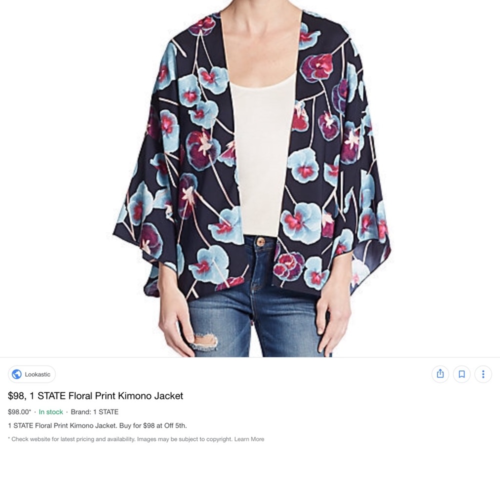 1.State Kimono top/jacket